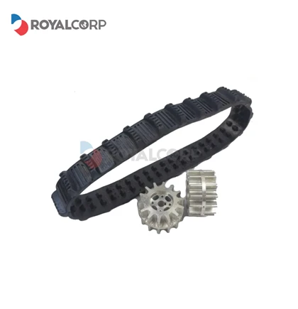 Caterpillar κομμάτια για ρομπότ 50x20x46